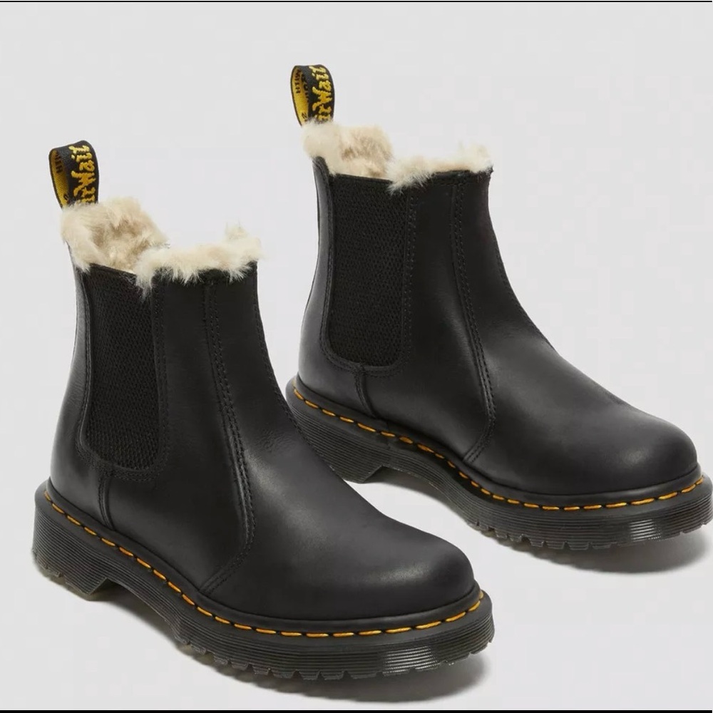 Dr. Martens, Women’s Faux Fur Lined Chelsea Boots